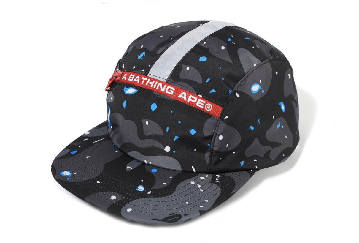 キャップ BAPE Space Camo Jet Cap A BATHING APE®︎ スペースカモ ジェットキャップ (黒) を購入 - Novelship